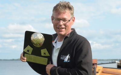 Huzumer skûtsje winnaar Waterpoortrace 2019