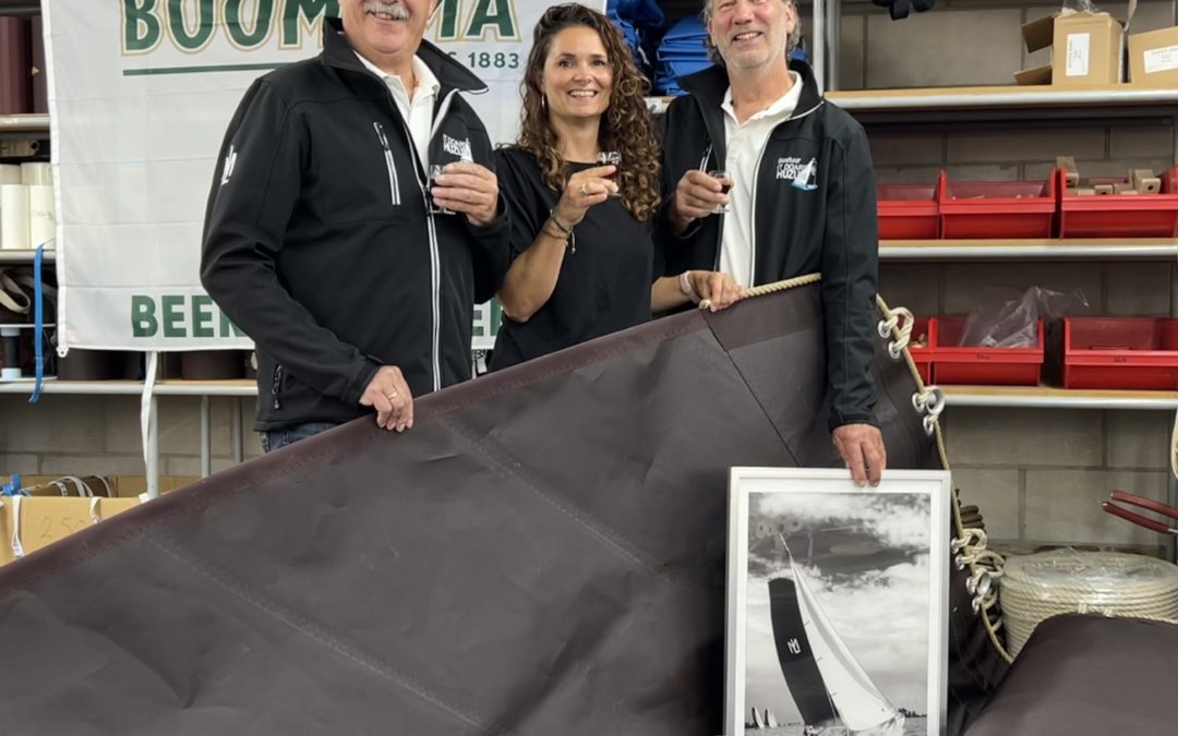 Boomsma Distilleerderij medesponsor grootzeil